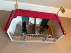 Schleich Paardenstal met 2 paardjes - Gebruikt, Ophalen of Verzenden, Gebruikt, Jongen of Meisje