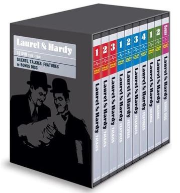 DVD Box Laurel & Hardy (19 DVD's) beschikbaar voor biedingen