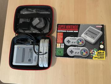 Super Nintendo (SNES) Mini Classic incl. case en verpakking beschikbaar voor biedingen