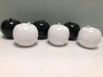6 appels van keramiek 15 cm hoog, Ophalen of Verzenden, Zo goed als nieuw