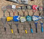 Dunlop Squash Rackets - Partij van 15 stuks, Ophalen of Verzenden, Gebruikt, Racket, Met hoes