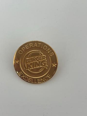 Burger King Operations Excellence Pin beschikbaar voor biedingen