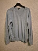 Lichtblauwe trui met V-hals, Ophalen, H&M, Blauw, Maat 42/44 (L)