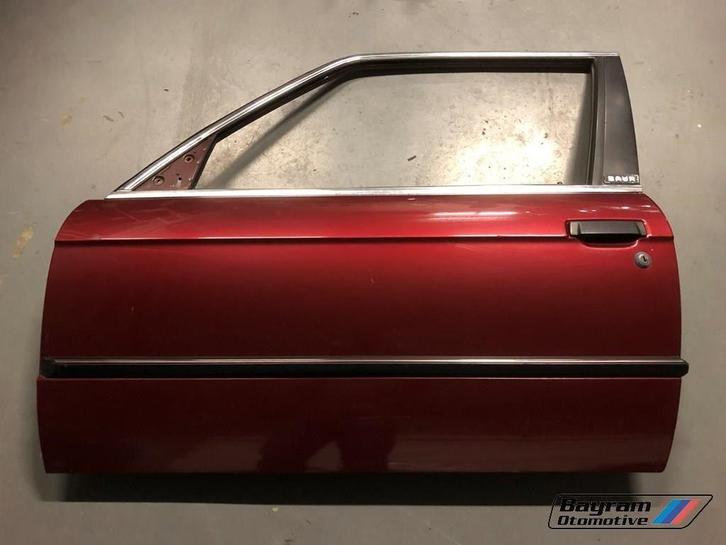 Bmw E30 Baur deur links coupe type 1 portier 3-serie bordo, Auto-onderdelen, Carrosserie en Plaatwerk, Deur, BMW, Gebruikt, Ophalen