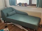 Unieke handgemaakte Chaise Longue turquoise, Huis en Inrichting, Ophalen, Gebruikt, Eenpersoons, 150 tot 200 cm