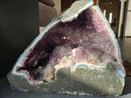 Amathist Geode / Oplaad cave met Bergkristal - 13kg, Verzamelen, Mineralen en Fossielen, Ophalen