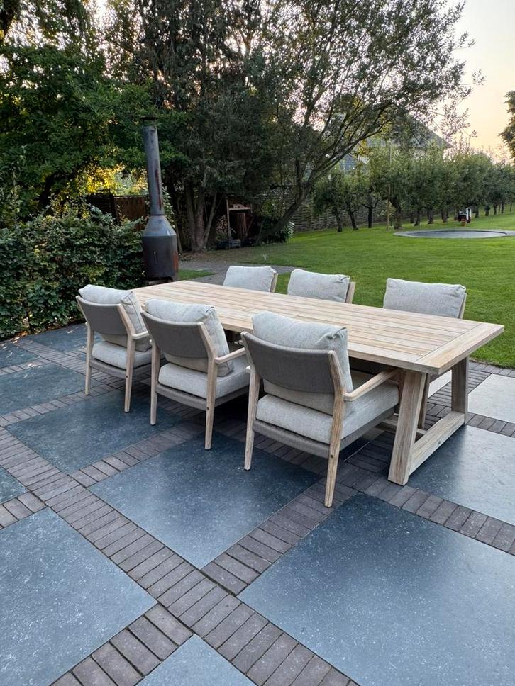 Julia low Dining 4 seasons outdoor 4SO Tuinset Eetset, Tuin en Terras, Tuinmeubel-accessoires, Nieuw, Ophalen of Verzenden