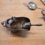 Zilveren verzilverde suikerstrooier met schep, Ophalen of Verzenden, Zilver