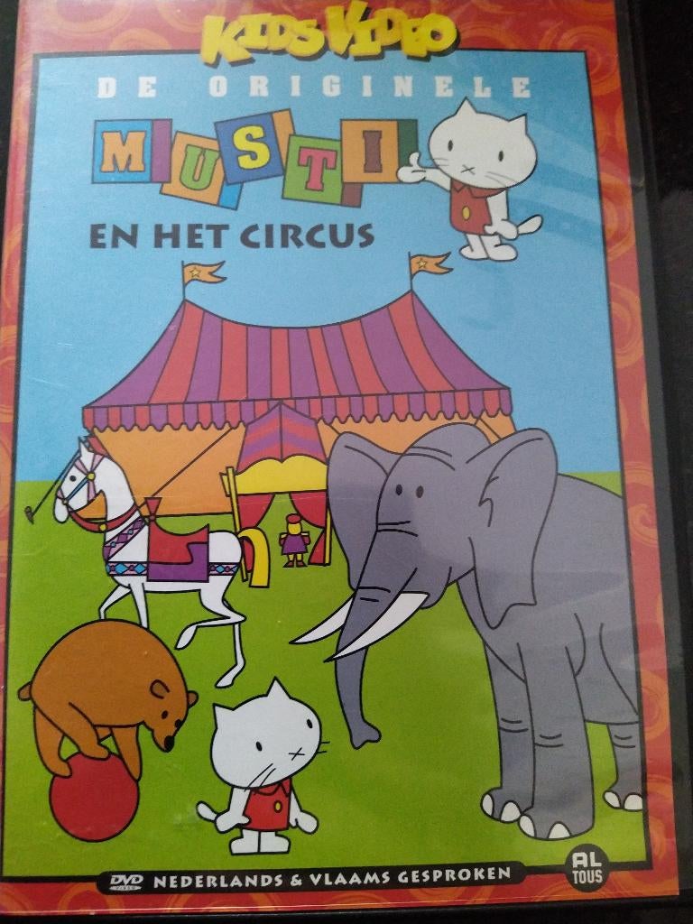 Dvd Musti en het circus - origineel - goede staat, Cd's en Dvd's, Dvd's | Kinderen en Jeugd, Alle leeftijden, Ophalen of Verzenden