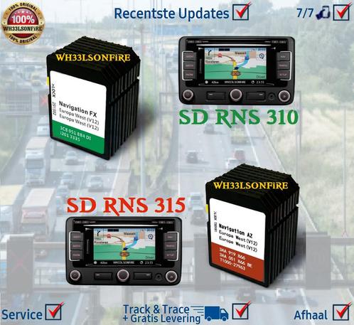 RNS 310 V12 West - 315 V12 West sd kaart, Computers en Software, Navigatiesoftware, Nieuw, Landkaarten, Heel Europa, Ophalen of Verzenden