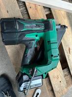 Hitachi NR1890DBCL Accu Spijkerapparaat 18V, Ophalen of Verzenden, Gebruikt
