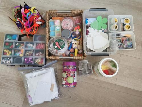 kinder knutselspullen, Hobby en Vrije tijd, Knutselen, Gebruikt, Knutselwerk, Ophalen
