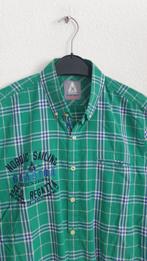 Groen geruit overhemd - Gaastra Maat M, Kleding | Heren, Overhemden, Gaastra, Zo goed als nieuw, Groen, Halswijdte 39/40 (M)