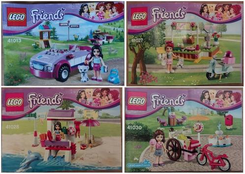 Lego Friends nr. 41013, 41027, 41028 en 41030, Kinderen en Baby's, Speelgoed | Duplo en Lego, Zo goed als nieuw, Lego, Complete set