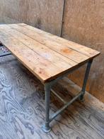 Tafel of Bureau steigerpijpen / steigerhout, Ophalen, Overige materialen, Gebruikt, Industrieel, robuust