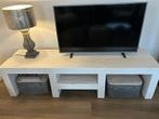 Wit houten TV meubel 180cm, Ophalen, Gebruikt, 150 tot 200 cm, Landelijk