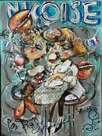 Nicoise - Guy Olivier - 100% olieverf, Antiek en Kunst, Ophalen