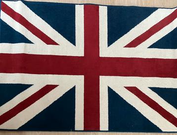 Kleed met de Engelse vlag. 120 bij 170 cm. 