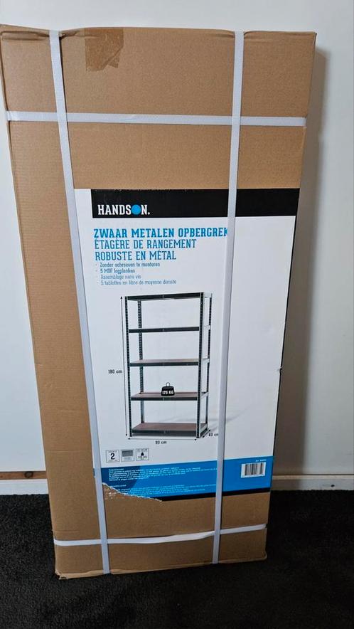 Handson metalen opbergrek / stellingkast, Huis en Inrichting, Kasten | Stellingkasten, Nieuw, Ophalen