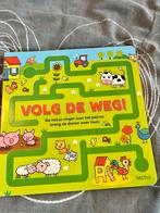 Volg de weg, voelboekje voor kids., Ophalen of Verzenden, Gelezen, Uitklap-, Voel- of Ontdekboek, 1 tot 2 jaar