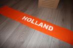 Oranje vilt stof - Holland opdruk #3272, Hobby en Vrije tijd, Naaien en Fournituren, Nieuw, Overige typen, Ophalen of Verzenden