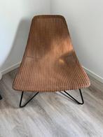 Rotan stoel met metalen frame, Ophalen, Bruin, Zo goed als nieuw, Metaal