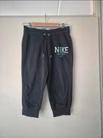 Nike capri joggingbroek maat S met logo, Blauw, Nike, Ophalen of Verzenden, Driekwart