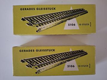 Märklin M-rails 5106 – 16 stuks recht beschikbaar voor biedingen