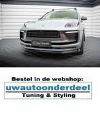 Maxton Design Spoiler Splitter Lip Porsche Macan Face, Auto diversen, Tuning en Styling, Verzenden
