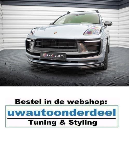 Maxton Design Spoiler Splitter Lip Porsche Macan Face, Auto diversen, Tuning en Styling, Verzenden