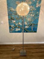 Design vloerlamp met halogeen lampjes, circa 172 cm hoog, Ophalen, Design, Zo goed als nieuw, Metaal