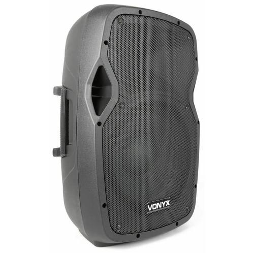 2 Vonyx AP1200A 600W actieve 12" High-End speakers met hoes, Audio, Tv en Foto, Luidsprekers, Gebruikt, 120 watt of meer, Overige merken