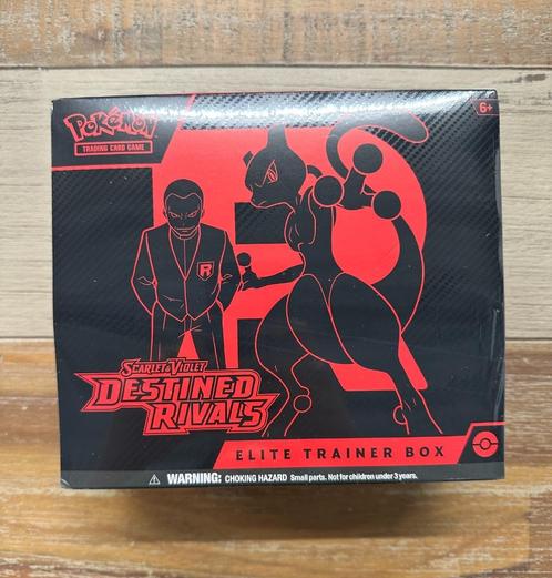 Pokemon Destined Rivals Elite Trainer Box ETB TeamRocket, Hobby en Vrije tijd, Verzamelkaartspellen | Pokémon, Nieuw, Overige typen