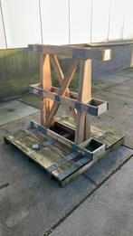 Glasbok, kozijnstelling, stelling, transportbok, Doe-het-zelf en Verbouw, Transportwagens, 100 liter of meer, Ophalen, Gebruikt