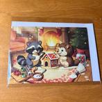 Kerstkaart creative art- christmas animals 4, Ophalen of Verzenden, Zo goed als nieuw, Kerst