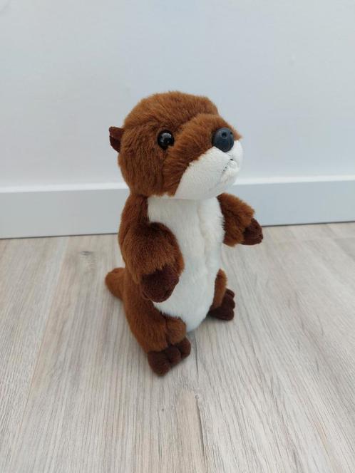 Knuffel aurora otter bruin K8674, Kinderen en Baby's, Speelgoed | Knuffels en Pluche, Zo goed als nieuw, Beer, Ophalen of Verzenden