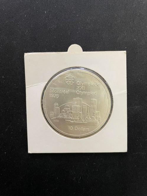 1976 Montréal Olympische spelen munt, Postzegels en Munten, Edelmetalen en Baren, Zilver, Ophalen of Verzenden