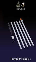 Deelbare vlaggenmast · Zilver · Fairybell of Twinkly van 6m, Diversen, Kerst, Ophalen, Zo goed als nieuw