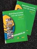 Bedrijfseconomie voor de Horeca deel 1 en 2, Boeken, Nederlands, Ophalen of Verzenden, J. Bremer; E. van Kooten, Zo goed als nieuw