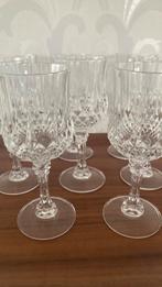 Vintage - Cristal D’Arques Longchamp 12 kleine wijnglazen, Ophalen of Verzenden, Zo goed als nieuw, Overige typen