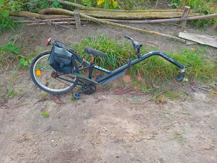 aanhangfiets tandembike opknapper, Fietsen en Brommers, Fietsaccessoires | Aanhangers en Karren, Gebruikt, Aanhangfiets, 40 tot 60 kg