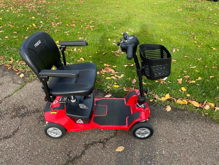 Scootmobiel Pride Apex Alumalite met regen hoes., Diversen, Brommobielen en Scootmobielen, Zo goed als nieuw, Pride, 46 km of meer