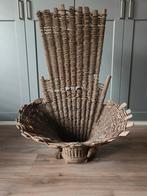 Antieke Plukmand - Stoer Decoratieobject, Ophalen, Gebruikt, Mand, Riet