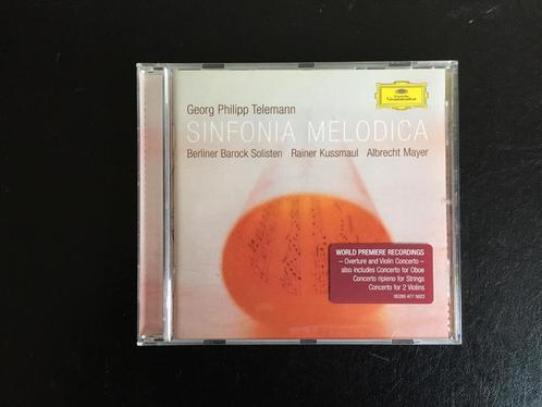 Telemann, Berliner Barock Solisten - Sinfonia Melodica, Cd's en Dvd's, Cd's | Klassiek, Gebruikt, Ophalen of Verzenden