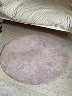 Roze rond vloerkleed, Huis en Inrichting, Stoffering | Tapijten en Kleden, Ophalen, Rond, Zo goed als nieuw, Overige kleuren