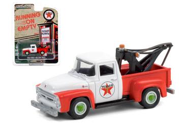 1956 Ford F-100 Tow Truck van Greenlight 1/64 Texaco takel beschikbaar voor biedingen