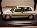 RENAULT  CLIO 16S GLACIER WHITE  NOREV, Hobby en Vrije tijd, Modelauto's | 1:18, Ophalen of Verzenden, Nieuw, Norev