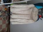 bontjas, Kleding | Dames, Jassen | Winter, Maat 38/40 (M), Wit, Ophalen of Verzenden, Zo goed als nieuw