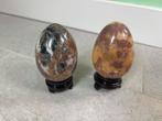 Set van 2 decoratieve stenen eieren, Antiek en Kunst, Ophalen of Verzenden