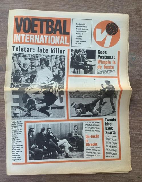 Voetbal International VI Div. tijdschriften uit 1971 / €5,-, Verzamelen, Sportartikelen en Voetbal, Zo goed als nieuw, Boek of Tijdschrift